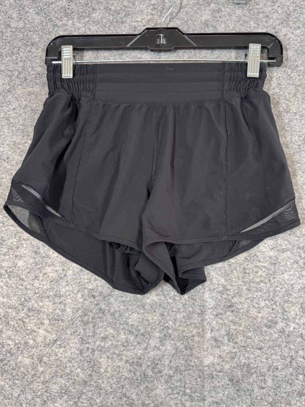 Lululemon Speed Up Shorts Black Size 4 Running Lined Athletic Activewear